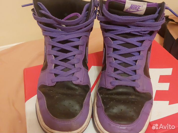 Кроссовик Nike dunk high physic purple оригинал