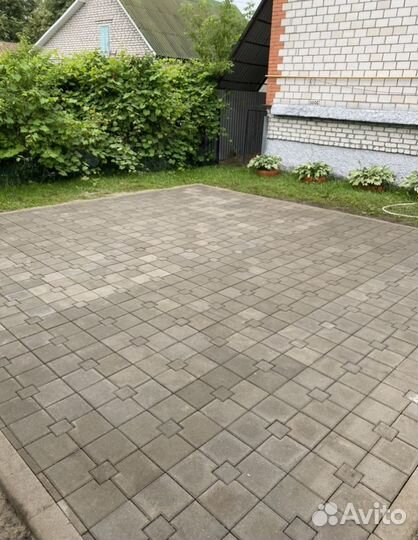 Укладка тротуарной плитки