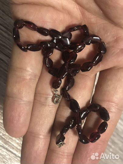 Бусы гранат СССР