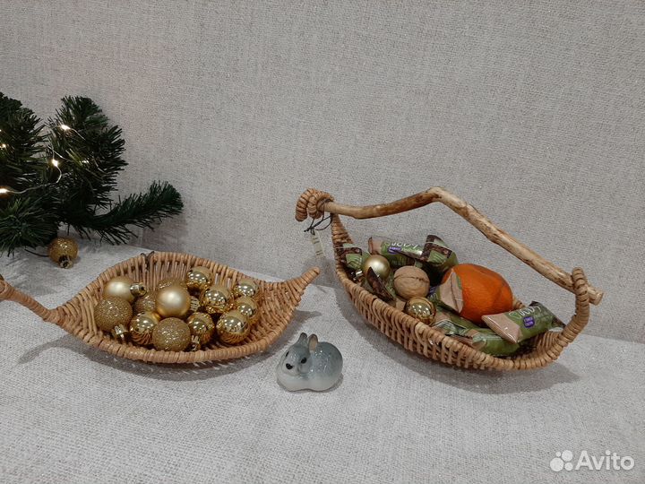 Корзина плетеная