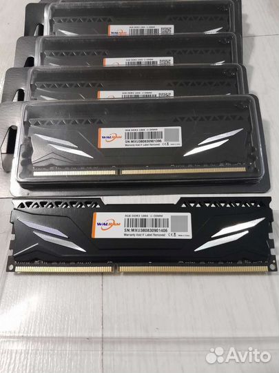 Оперативная память ddr3 16gb 2x8 gb 1866 новая