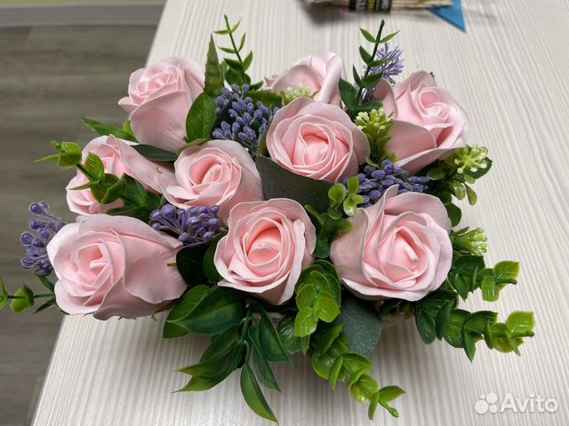 Мыльные букеты