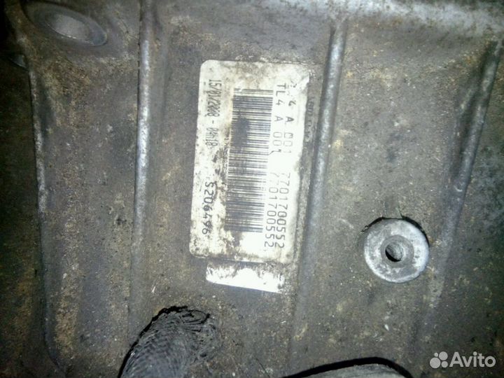 МКПП renault megane 2 scenik 1.5dci k9k