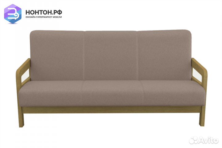 Диван книжка Вега-34 бежевый