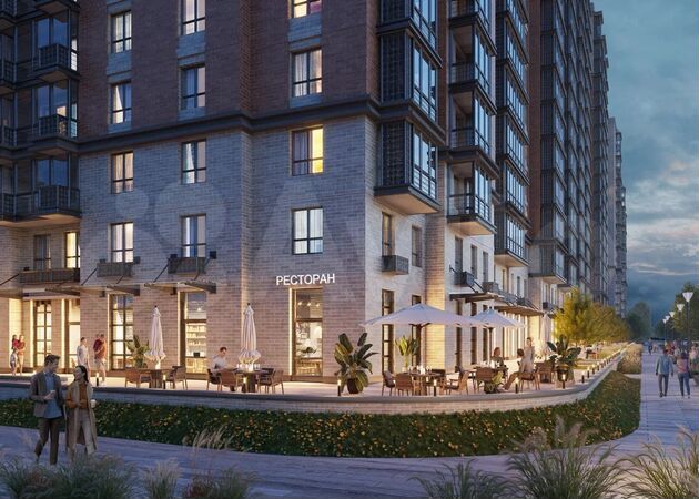 2-к. квартира, 70 м², 21/25 эт.