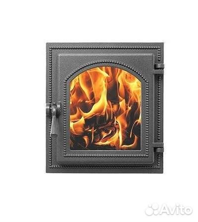 Дверь каминная