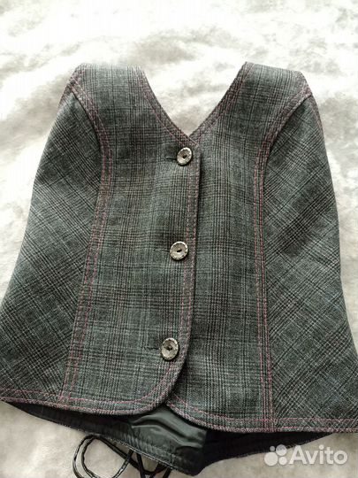 Новая жилетка edelvey's для девочки серая р-р 40