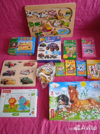 Игры, пазлы, лото, карточки