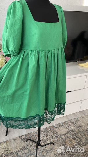 Шикарное Платье lime Хлопок р 48