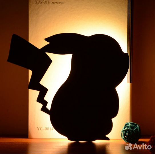 Ночник Пикачу, светильник. Новые
