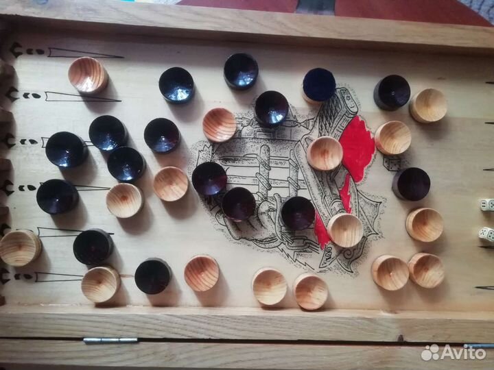 Нарды резные ручной работы