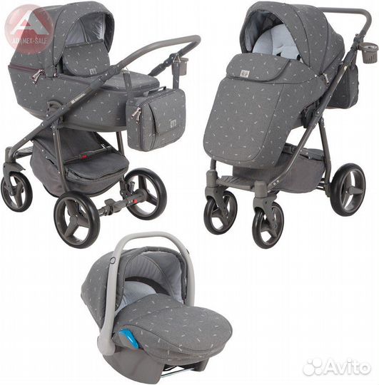 Коляска adamex 3 в 1