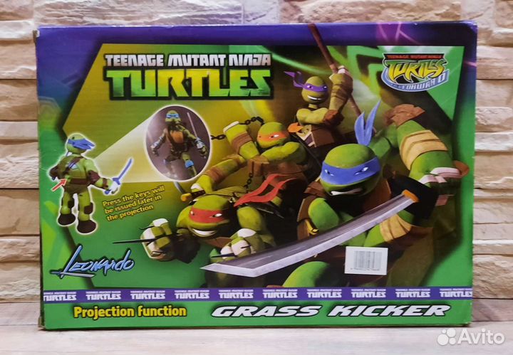 Набор Черепашки ниндзя с проектором (4 героя)