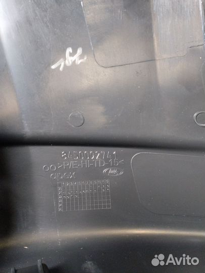 Накладки переднего бампера Ларгус cross FL