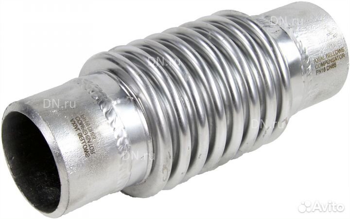 Компенсатор сильфонный осевой DN.ru CB-3121-W Ду300 Ру16 под приварку, сильфон - сталь SS304 без кож