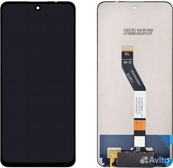 Дисплей для Xiaomi Poco M4 Pro 5G Черный - OR (SP)