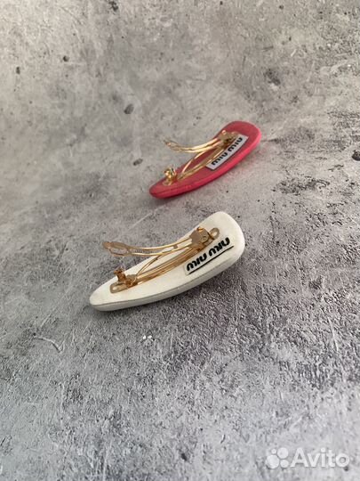 Miu miu заколка для волос