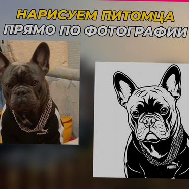 Вывеска по фото ваших питомцев
