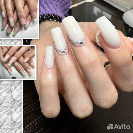 Маникюр, ресницы, брови