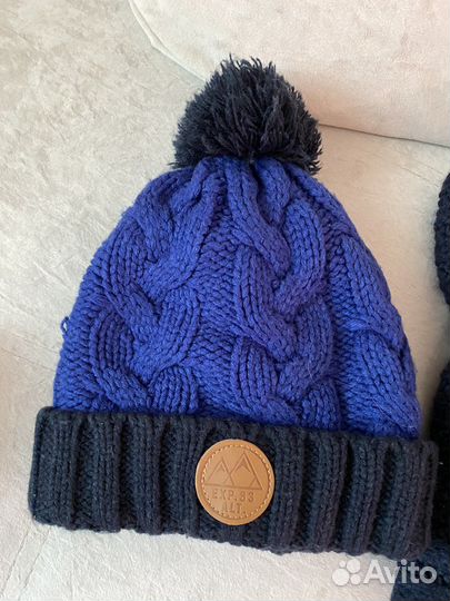 Комплект шапка и шарф детский