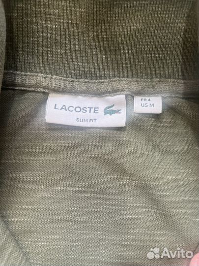 Polo Lacoste мужское хаки