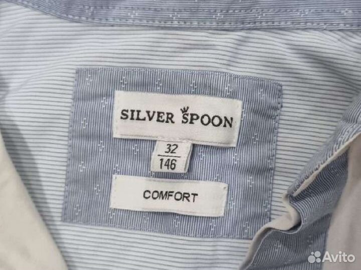 Рубашка на мальчика 146 silverspoon