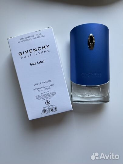 Парфюм givenchy Pour Homme Blue Label EDT 50 мл