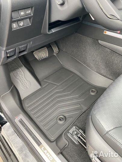 Коврики резиновые 3D LUX для Toyota LC 300