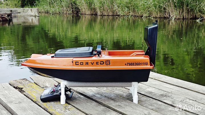 Карповый кораблик для рыбалки CorveD с автопилотом