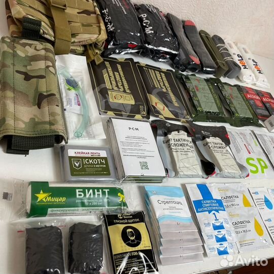 Тактическая аптечка укомплектованная - эшелон 1+2