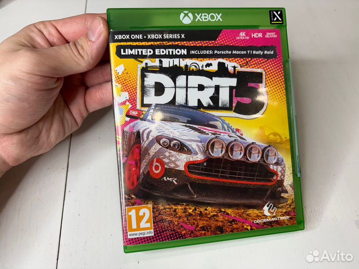 Dirt 5 xbox one диск