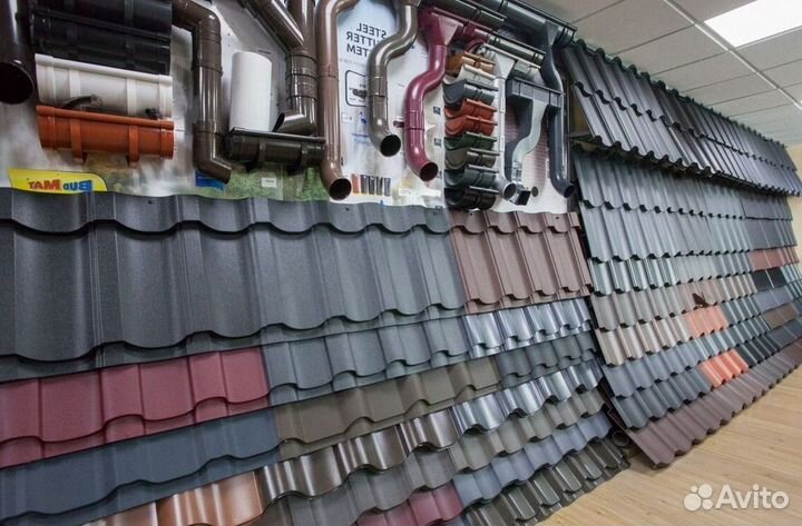 Вальмовая металлочерепица