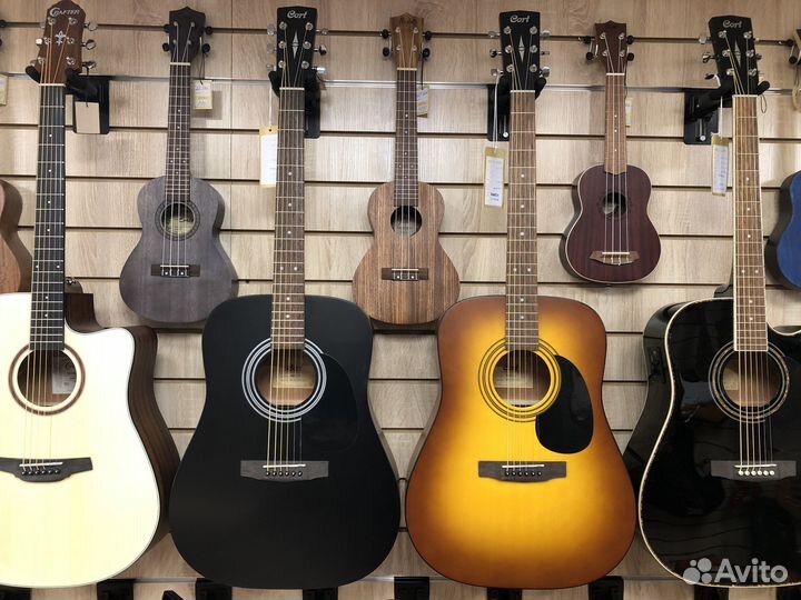 Акустическая гитара cort AD 810-BKS +Чехол