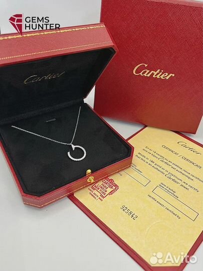 Колье золотое cartier гвоздь