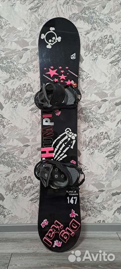 Сноуборд Flave Thumpin 147cm+крепления Elan