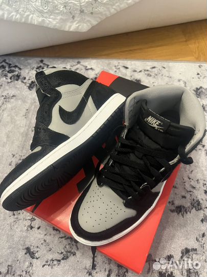 Кроссовки nike air jordan 1 retro с мехом пони