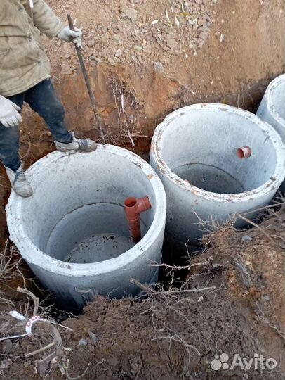 Септик из бетона колец