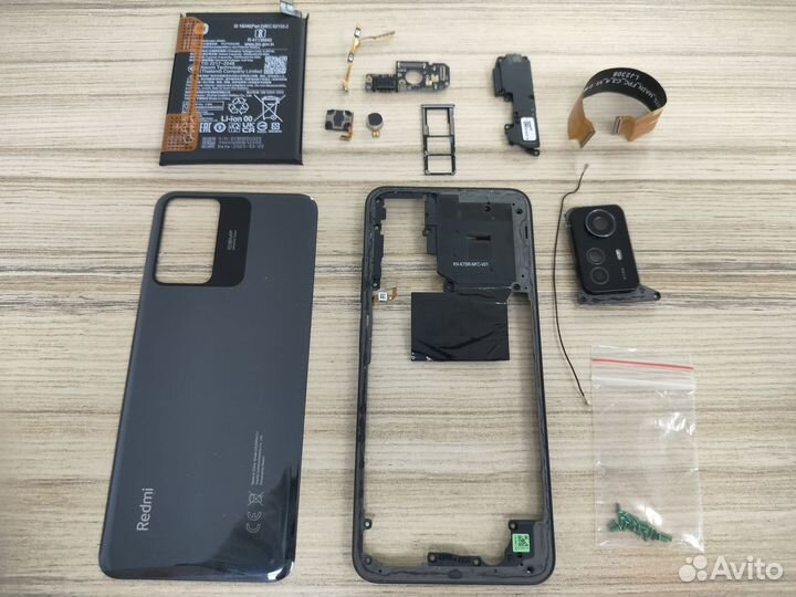 Запчасти разбор Xiaomi Redmi Note 12S