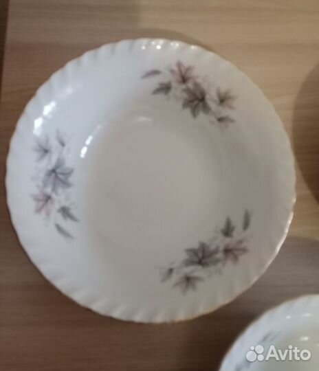 Новый набор тарелок из СССР японский фарфор