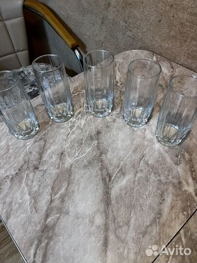 Хоустальные стаканы бокалы