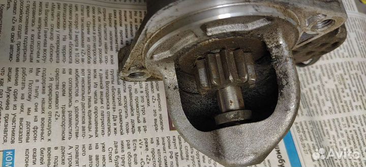 Стартер на hyundai solaris рестайлинг 1,6