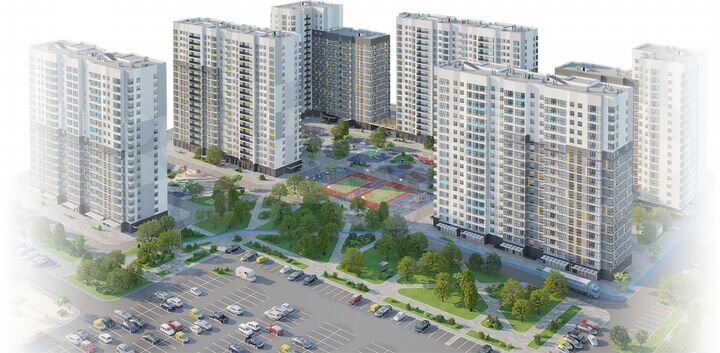 2-к. квартира, 56,7 м², 15/17 эт.