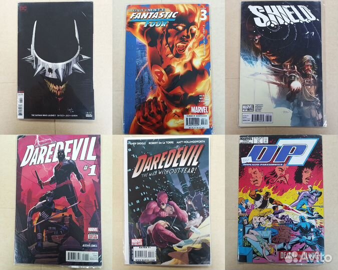 Импортные комиксы Marvel и DC американские