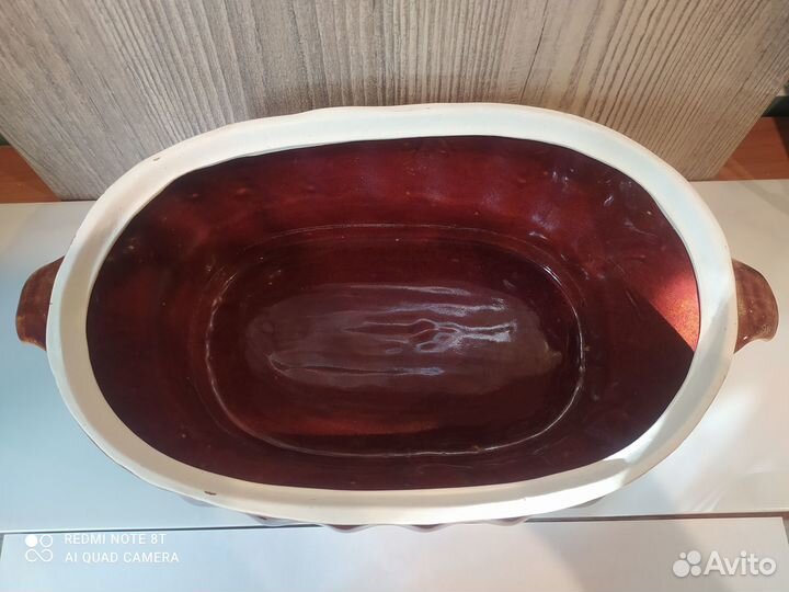 Форма для запекания керамическая с крышкой