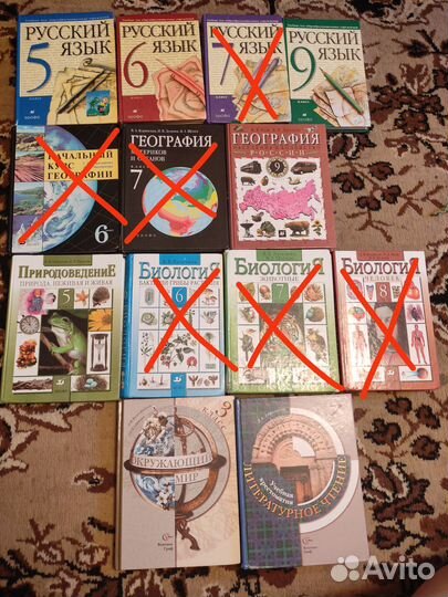Учебники 3-9 класс