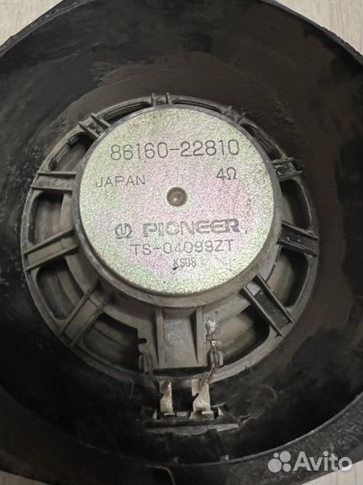 Автомобильные колонки Pioneer Toyota