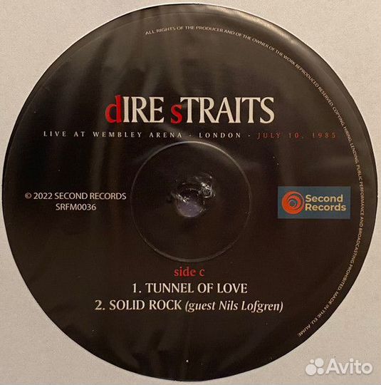 Виниловая пластинка dire straits - live AT wembley