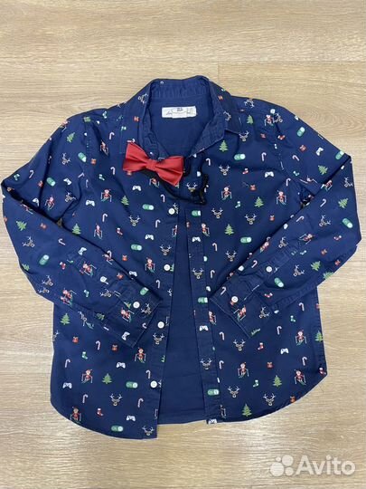 Рубашка для мальчика h&m 140