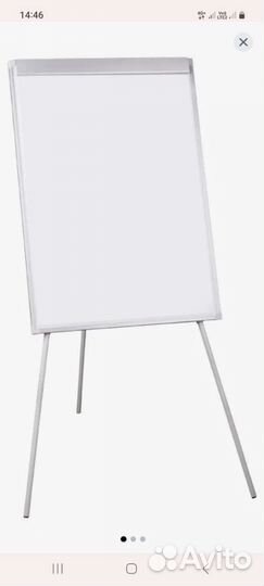 Флипчарт 70x100 на треноге, магнитно-маркерный