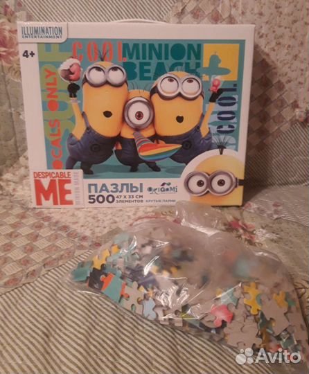 Пазлы 500 деталей, Миньоны